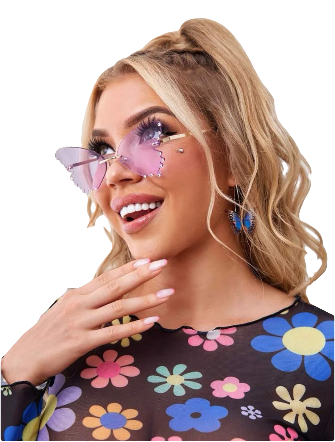 90s Butterfly Sunnies