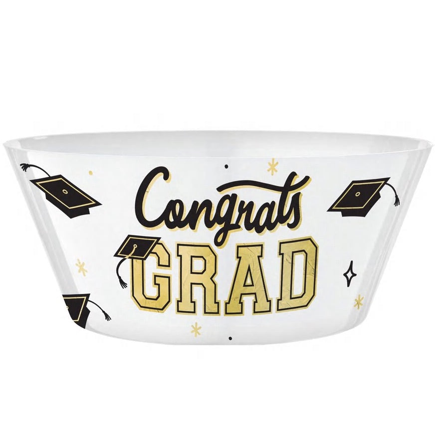 Congrats Grad Serving Bowl