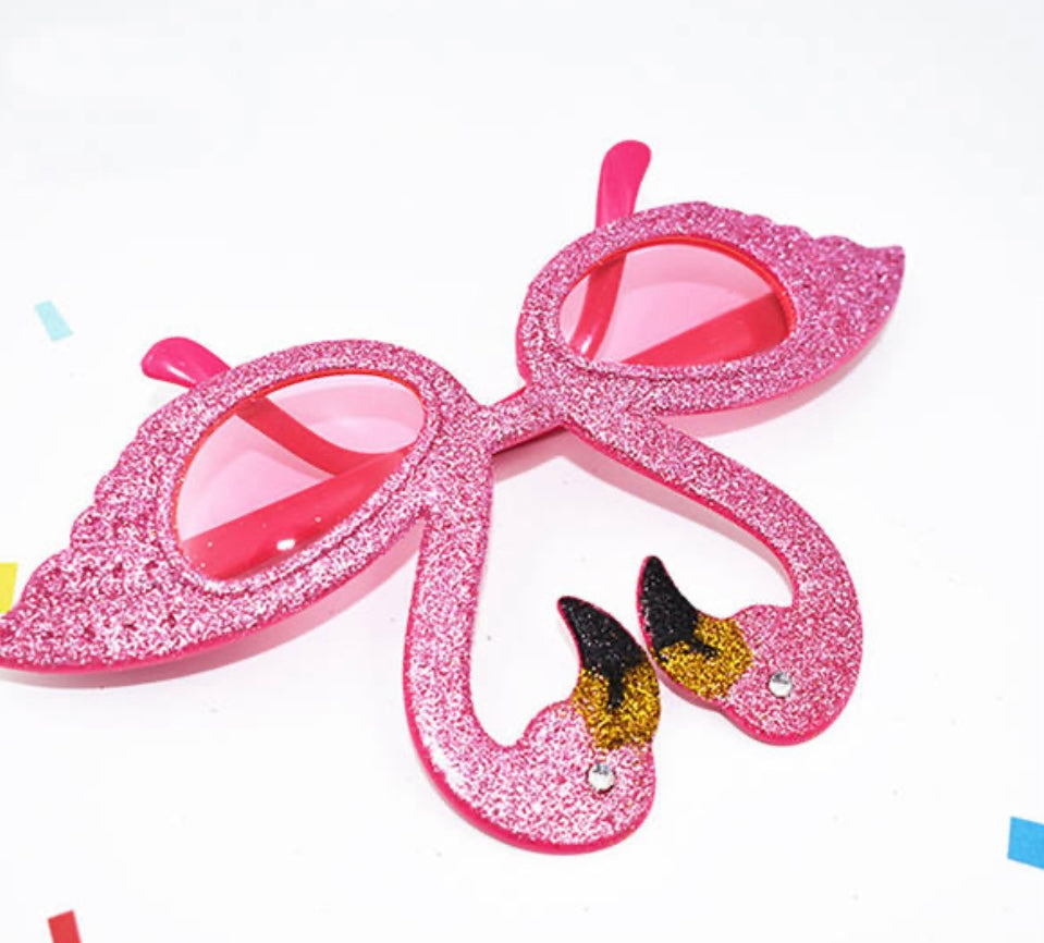 Glittery Flamingo Sunnies