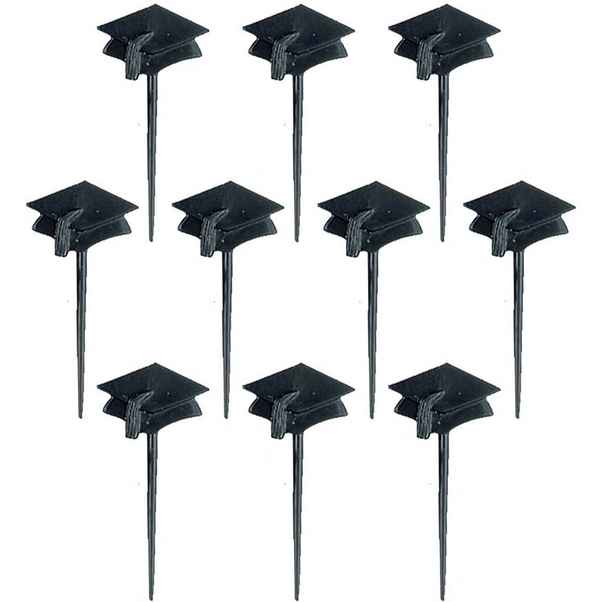 Grad Cap Cupcake Picks