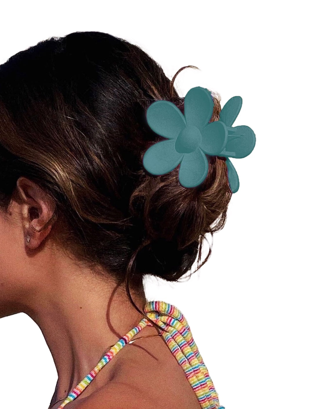 Flower Design Hair Claw