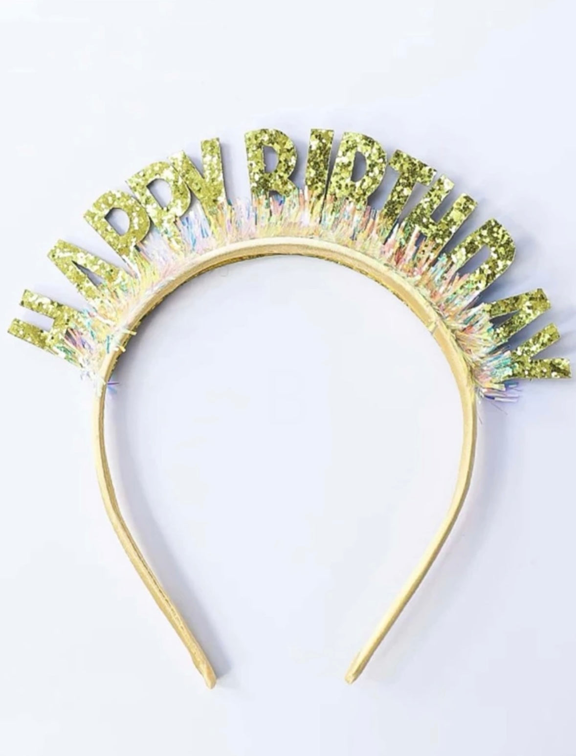Happy Birthday Glitter Headbands