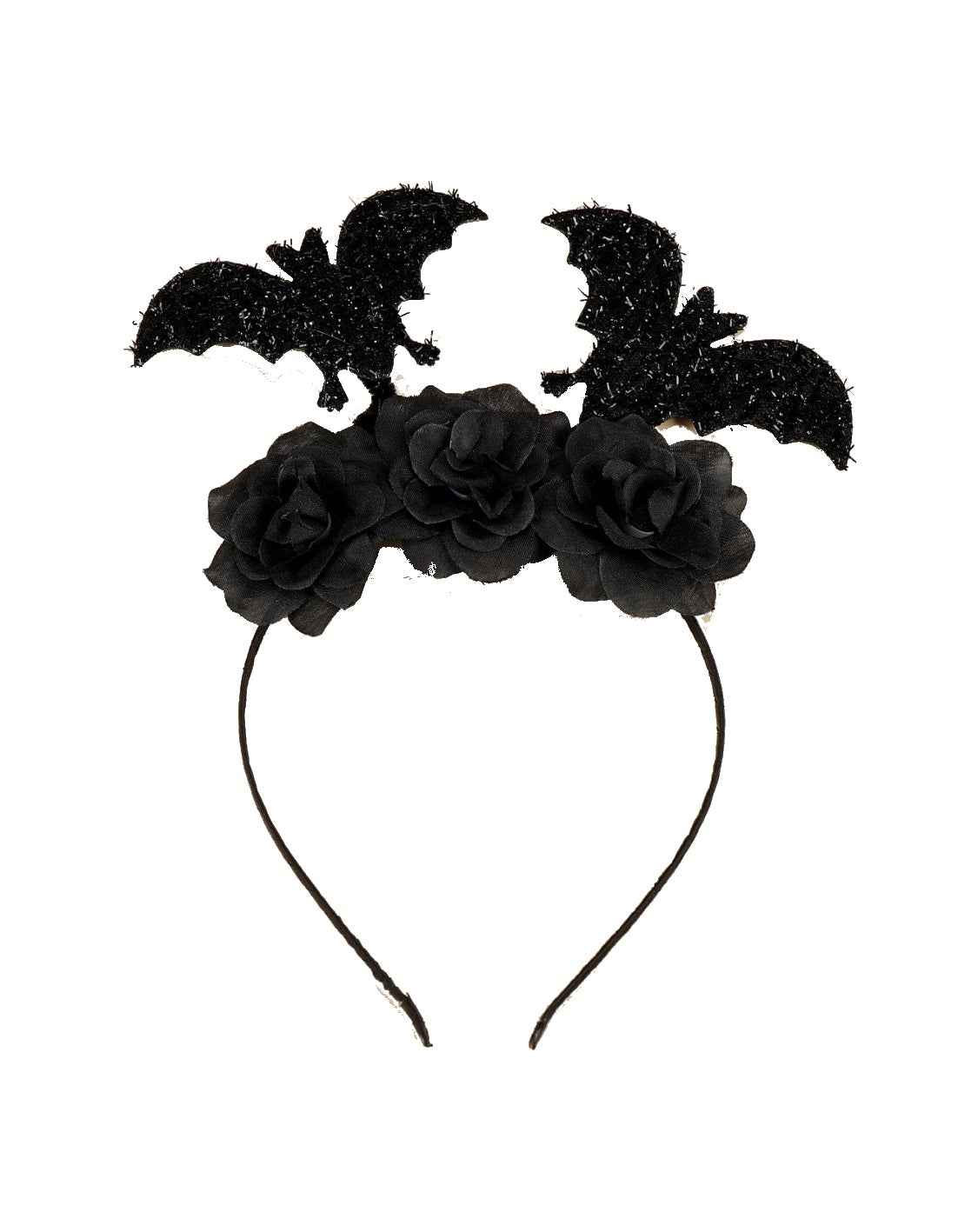 Bat & Flower Decor Headband