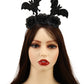 Bat & Flower Decor Headband