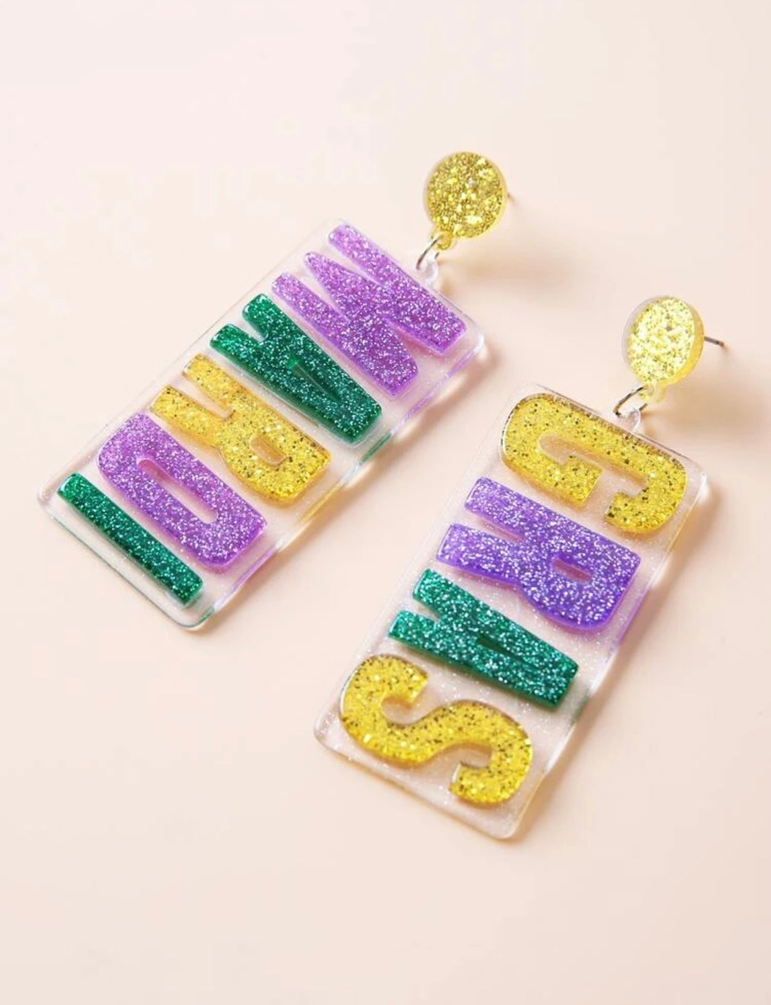 Mardi Gras Dangles