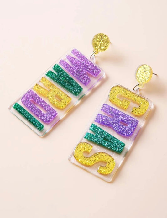Mardi Gras Dangles