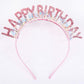 Happy Birthday Glitter Headbands