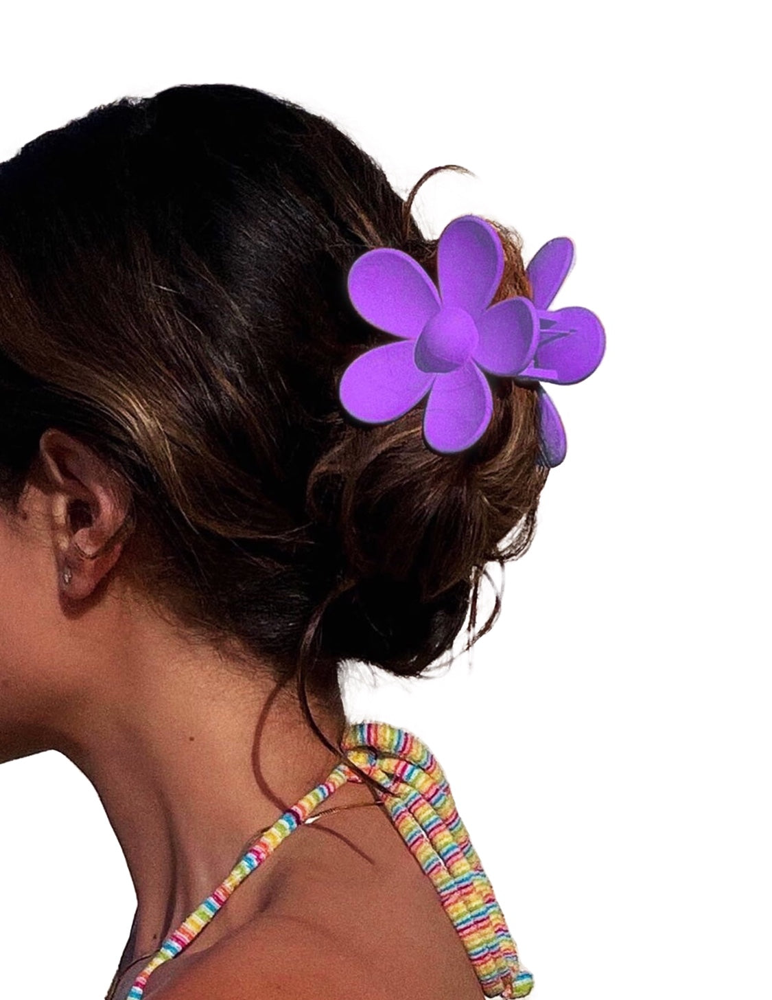 Flower Design Hair Claw