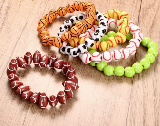 Go Team Bead Bracelet