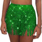 Sequin Fringe Skirt