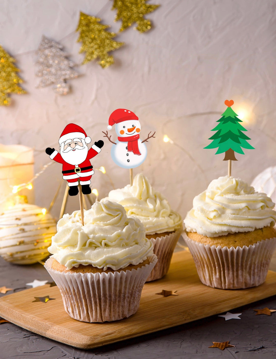 Variety Holiday Cake Toppers