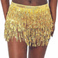 Sequin Fringe Skirt