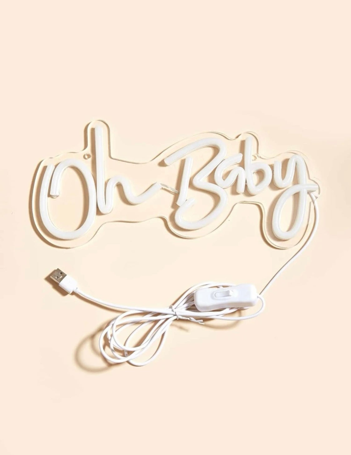 Oh Baby Neon Sign