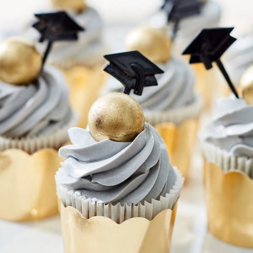 Grad Cap Cupcake Picks