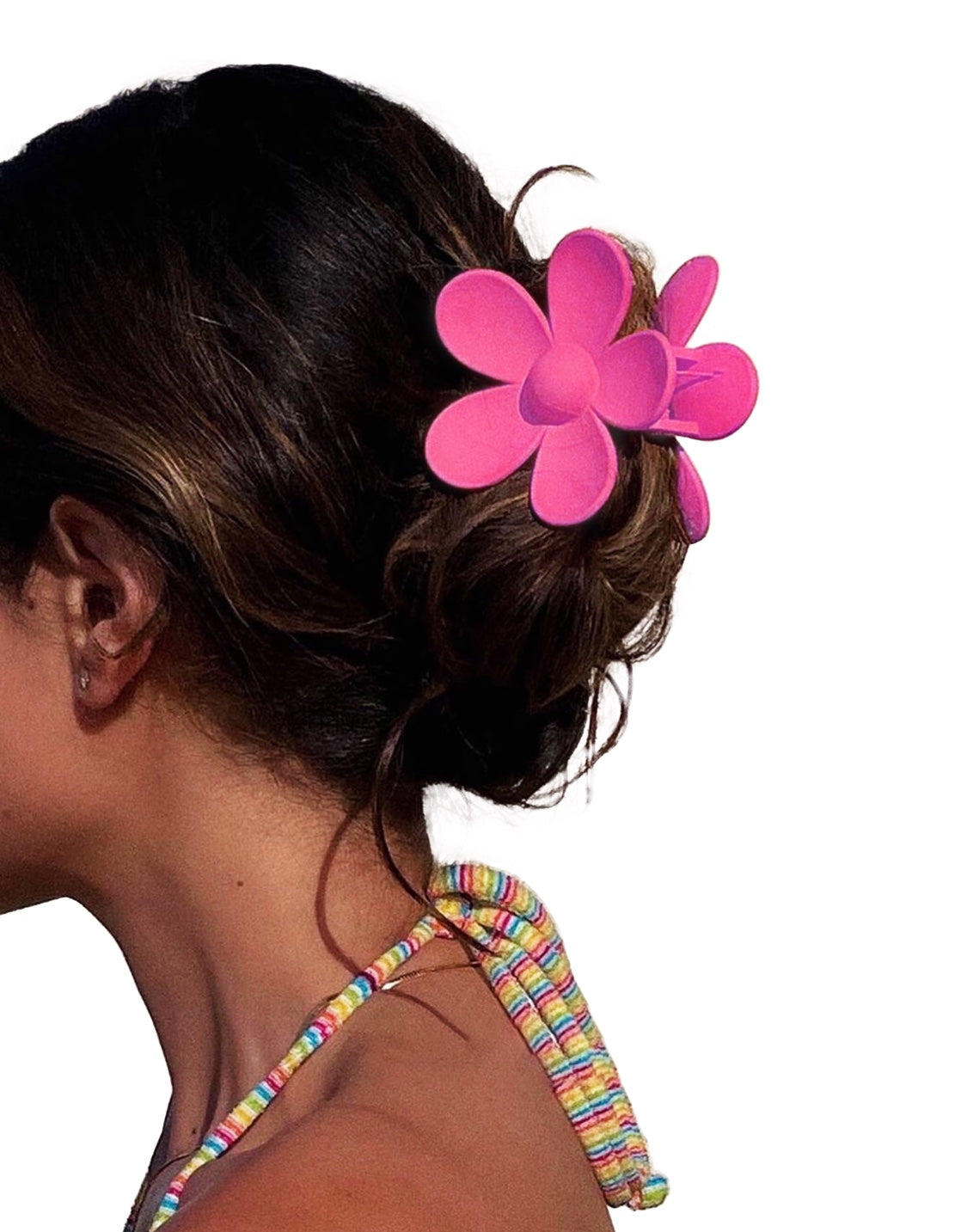 Flower Design Hair Claw