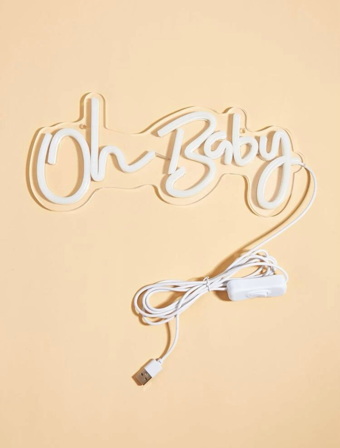Oh Baby Neon Sign